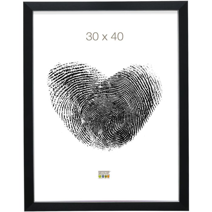 Plastový rám S41VH2 černý 30x30 cm antireflexní sklo