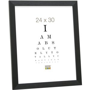 Plastový rám S41VH2 černý 30x30 cm antireflexní sklo