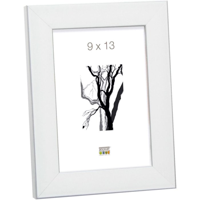 Plastový rám Deknudt S41VK bílý 40x50 cm prémiové sklo