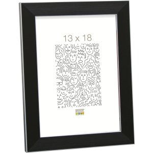 Plastový rám S41VK černý 13x18 cm...