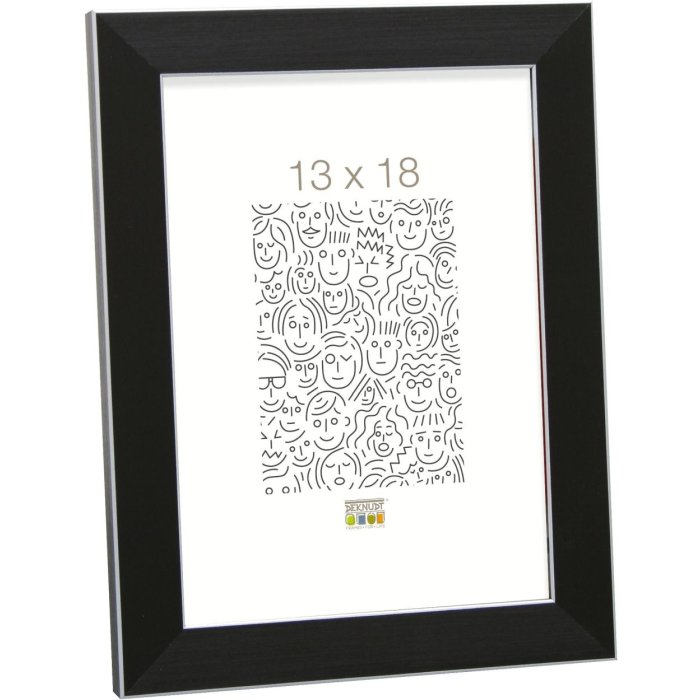 Plastový rám S41VK černý 20x20 cm prémiové sklo
