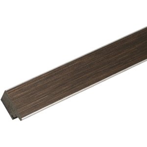 Plastový rám S41VK hnědý 20x25 cm prémiové sklo