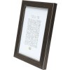 Plastový rám S41VK hnědý 20x25 cm prémiové sklo