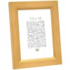Dřevěný rám S42L zlatý 18x24 cm prémiové sklo