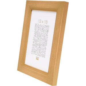 Dřevěný rám S42L zlatý 20x20 cm prémiové sklo