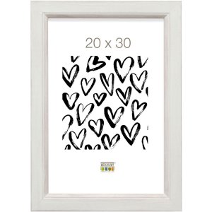 Dřevěný rám S42L bílý 20x30...