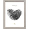 Dřevěný rám Deknudt S42L béžový 20x25 cm prémiové sklo