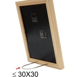 Dřevěný rám S66KH1 přírodní 20x20 cm s paspartou