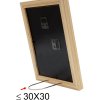 Dřevěný rám S66KH1 přírodní 20x20 cm s paspartou