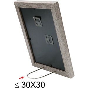 Dřevěný rám S66KH3 hnědošedý 20x20 cm s paspartou