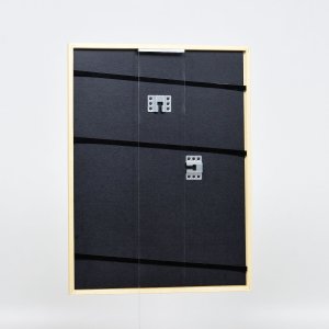 Efektní rám z masivního dřeva profil 20 stříbrný 10x10 cm normální sklo