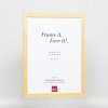 Efektní dřevěný rám profil 2210 přírodní 10x10 cm normální sklo