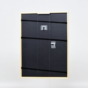Efektní rám z masivního dřeva profil 20 černý 10x10 cm muzejní sklo