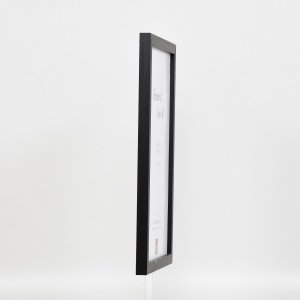 Efektní dřevěný rám profil 33 černý 10x10 cm normální sklo