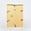 Efektní dřevěný rám profil 35 bílý 10x10 cm muzejní sklo