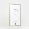 Efektní dřevěný rám profil 35 zelený 10x10 cm muzejní sklo
