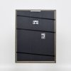 Efektní rám z masivního dřeva profil 25 modrý 10x10 cm muzejní sklo