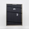 Efektní rám z masivního dřeva profil 25 modrý 10x10 cm muzejní sklo