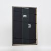 Efektní rám z masivního dřeva profil 25 modrý 10x10 cm muzejní sklo