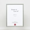 Efektní rám z masivního dřeva profil 25 modrý 10x10 cm muzejní sklo