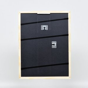 Efektní dřevěný rám profil 32 modrý 10x10 cm muzejní sklo