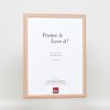 Efektní dřevěný rám profil 32 světle hnědý 10x10 cm muzejní sklo