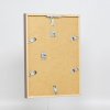 Efektní dřevěný rám profil 35 hnědý 10x10 cm normální sklo + distanční rámeček