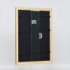 Efektní dřevěný rám profil 21 ořechově hnědý 10x10 cm muzejní sklo