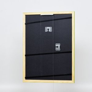 Efektní dřevěný rám profil 89 zelený 10x10 cm muzejní sklo