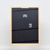 Efektní dřevěný rám profil 89 losos 10x10 cm muzejní sklo