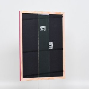 Efektní dřevěný rám profil 89 fialový 10x10 cm muzejní sklo