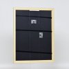 Efektní dřevěný rám profil 21 modrý 10x10 cm akrylové sklo