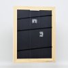 Efektní rám z masivního dřeva profil 30 bílý 10x10 cm čiré sklo