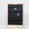 Efektní dřevěný rám profil 2070 normální sklo 10x10 cm zlatý