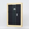 Efektní dřevěný barokní rám profil 37 antické zlato 10x10 cm muzejní sklo