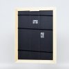 Efektní dřevěný barokní rám profil 37 bílý 10x10 cm muzejní sklo