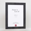 Efektní rám na obrazy z masivního dřeva 2240 černý 10x10 cm antireflexní sklo