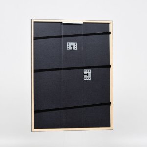 Efektní dřevěný rámový profil 23 červený 10x15 cm antireflexní sklo