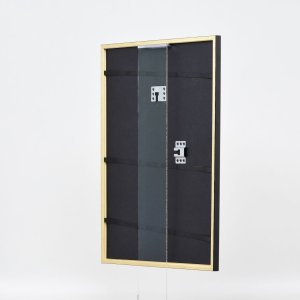 Efektní dřevěný rám profil 23 zelený 10x15 cm antireflexní sklo