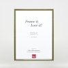 Efektní dřevěný rám profil 23 zelený 10x15 cm antireflexní sklo