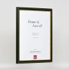 Efektní dřevěný rámový profil 21 zelený 10x15 cm antireflexní sklo