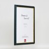 Efektní dřevěný rámový profil 21 modrý 10x15 cm antireflexní sklo