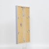 Efektní dřevěný rám profil 35 světle šedý 10x15 cm normální sklo + distanční rámeček
