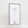 Efektní dřevěný rám profil 35 světle šedý 10x15 cm normální sklo + distanční rámeček