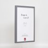 Efektní dřevěný rám profil 35 antracit 10x15 cm normální sklo + distanční rámeček