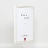 Efektní dřevěný rám profil 2070 muzejní sklo 10x15 cm bílý