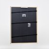 Efektní dřevěný rám profil 23 červený 10,5x14,8 cm čiré sklo