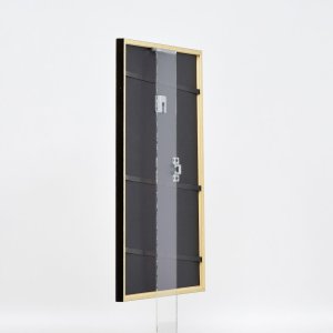 Efektní dřevěný rám profil 23 zelený 10,5x14,8 cm čiré sklo