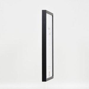 Efektní dřevěný rám profil 35 černý 10,5x14,8 cm normální sklo