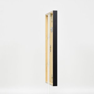 Efektní dřevěný rám profil 35 černý 10,5x14,8 cm normální sklo
